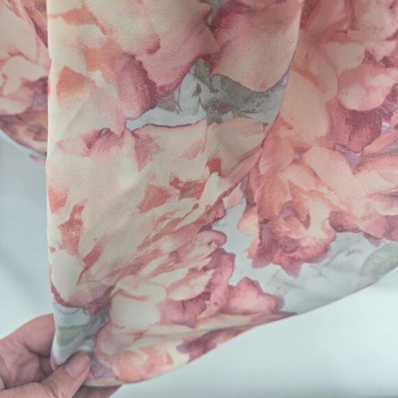 Forever 21 Contemporary Pastel Floral Off Shoulder Balloon Sleeves Small - Picture 2 of 8